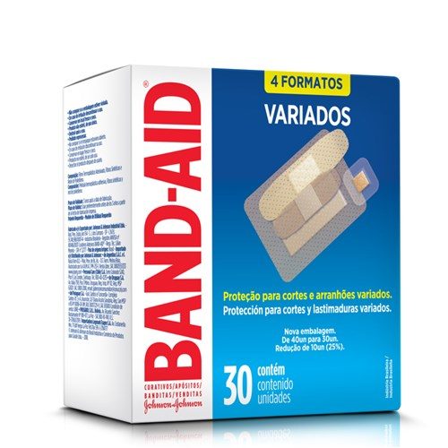 Curat Band-Aid Transp Variados 30Un P Johnson