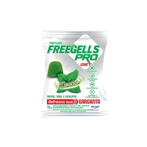 Pastilha Freegells Diet Pro Eucalipto Pct 15G