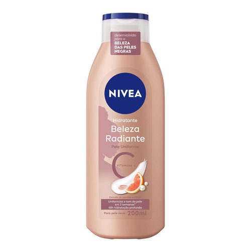 Cr Hidra Nivea Rad Pele Uniforme 200Ml P Nivea