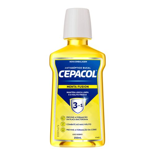 Enxag Bucal Cepacol Menta Fusion 250Ml