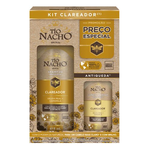 Tio Nacho Sh+Con Clareador 415Ml