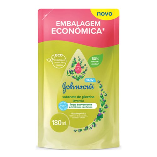 Sabonete Liq Johnson Baby Ref Gli Lavanda 180Ml
