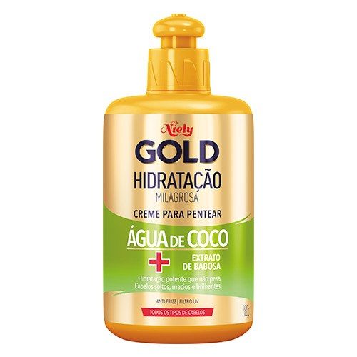Cr Pentear Niely Gold Hidr Agua De Coco 250G