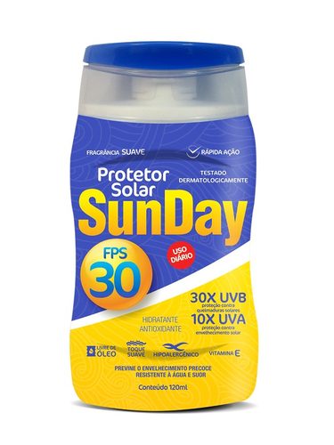 Prot Solar Fps 30 1/3 Uva 120Ml Sunday 61903/Nutriex