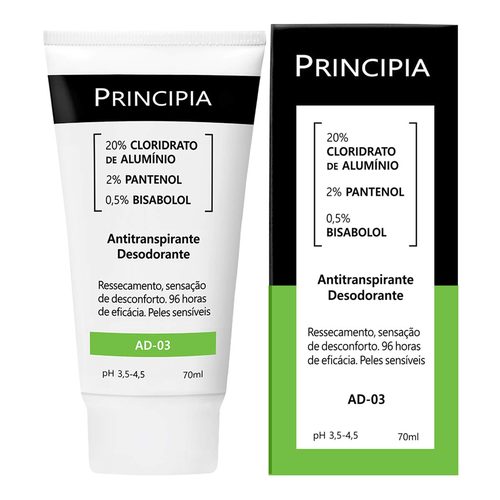 Desodorante Antitranspirante 70Ml Principia Ad03