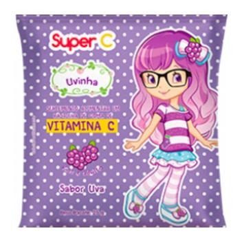 Bala De Goma Vit.C Uvinha 25G