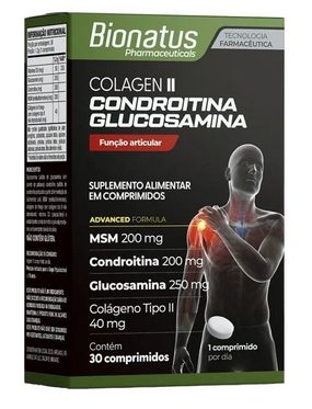 Colagen Ii Condroitina+Glucosamina 30Comp