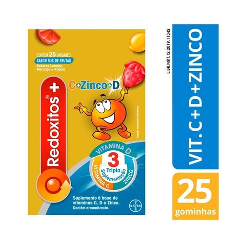 Redoxitos + Zinco 25 Uni