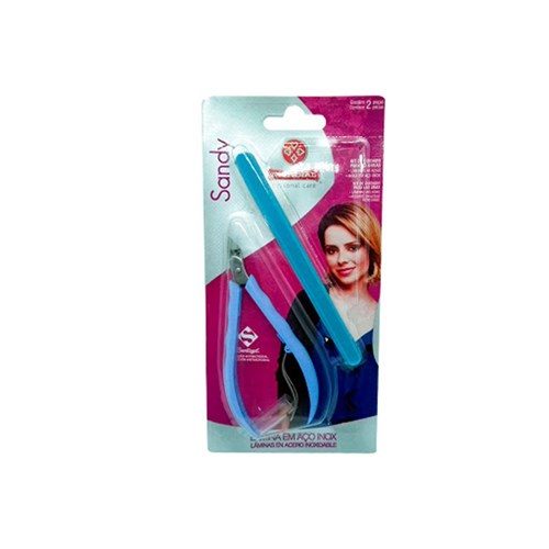 Kit Mundial Alicate+Lixa Sandy 748- Cuid Unha(E)