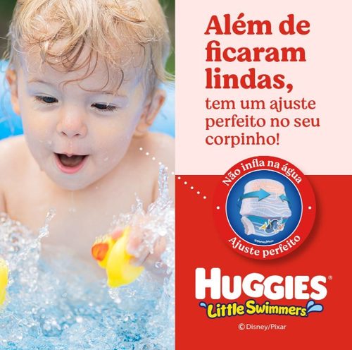 Fd Huggies Pisc Lit Swim Reg 10Un P/M Kimberly
