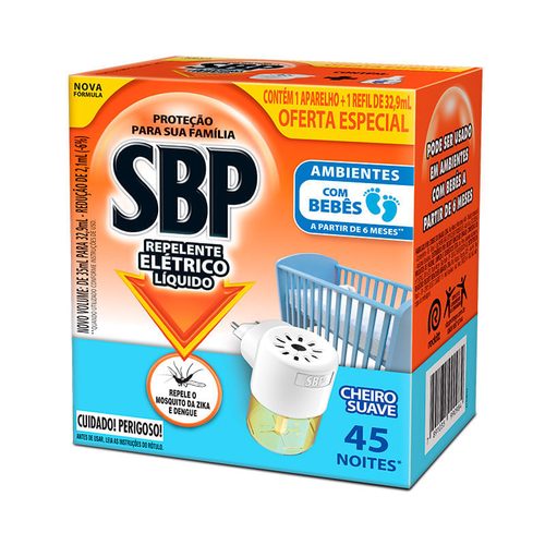 Sbp Led Novo Cheiro Suave Ap+Refil