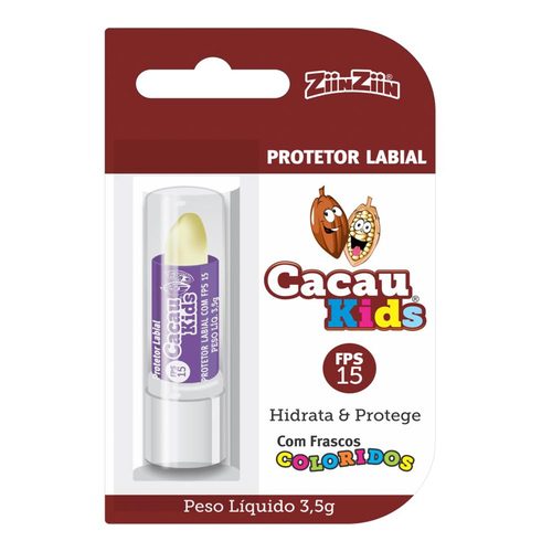 Protetor Labial Cacau Kids Fps 15 Bast.3,5G