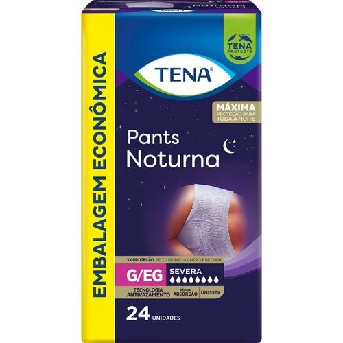 Roupa Intima Tena Pants Noturna G/Eg C/24