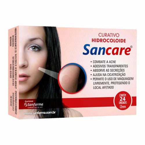 Curat Hidrocoloide Transp.P/Acne C/24 Sancare