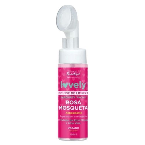 Sabonete Mousse Facial Rosa Mosqueta Lovely Fb396-U