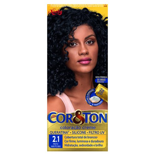 Cor&Ton Tint Niely Preto Jabuticaba 2,1