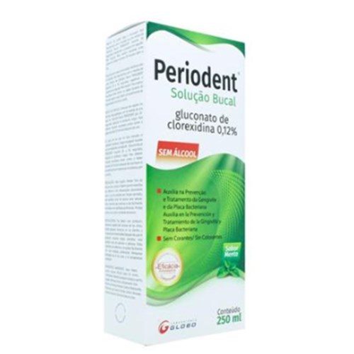 Periodent Sem Alcool 250Ml