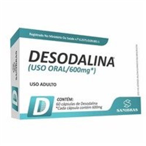 Desodalina 600Mg Cx 60 Caps - Sanibras