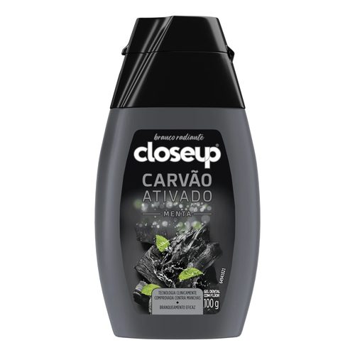 Gel Dent C/Fluor Carvao At Menta Closeup 100G
