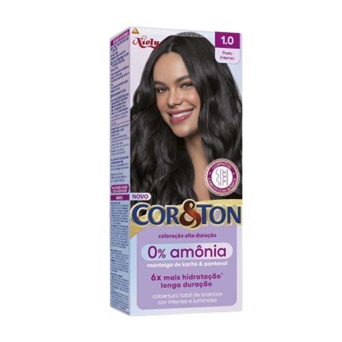Tint Cor&Ton S/Amonia 1.0 Preto-Demais Prod