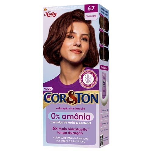 Tint Coreton Niely Kit 6.7 Sem Amonia