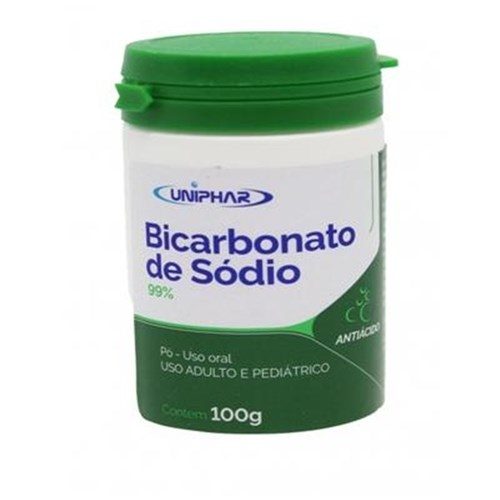Bicarbonato De Sodio 100G Pote Uniphar