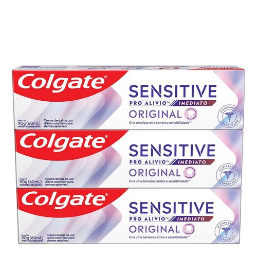 Cr Dent Colgate Sen Pro Aliv Im Org 90G C/3Un L+P
