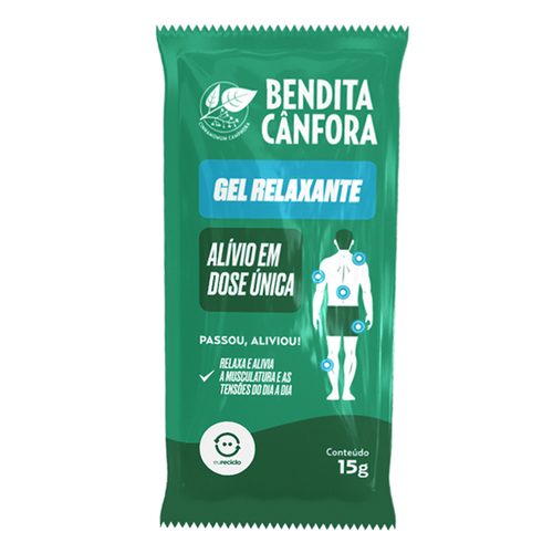 Bendita Canfora Gel Relaxante 15G Sache