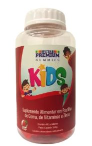 Kids Gummies C/ 60 Gomas - Morango