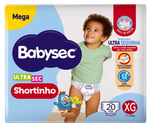 Fr Babysec Shortinho Ultra Mega Xg 20