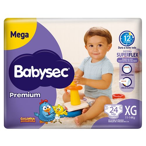 Fra.Babysec Premi.Mega Xg..24Un