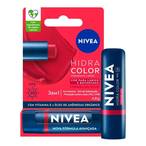 Hidr Lab Nivea Color Verm Fps30 4,8G