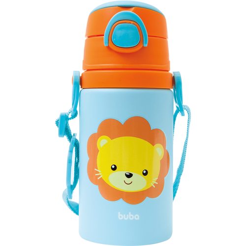 Garrafinha Aluminio Animalfun Leao 450Ml