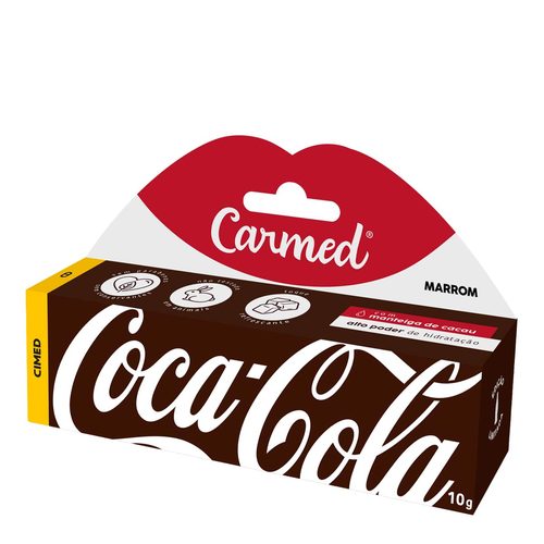Carmed Hid Lab Bg 10G Coca Cola Marrom