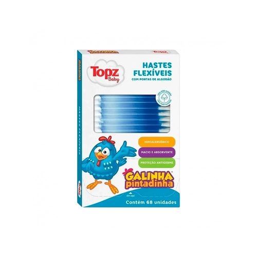 Hastes Flexiveis Cremer Galinha Pintadinha C/68
