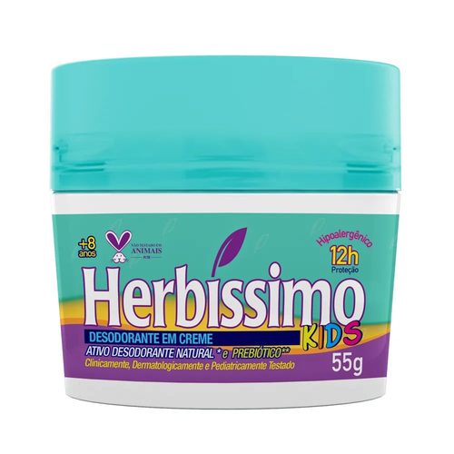 Desod Creme Herbissimo Kids 55G