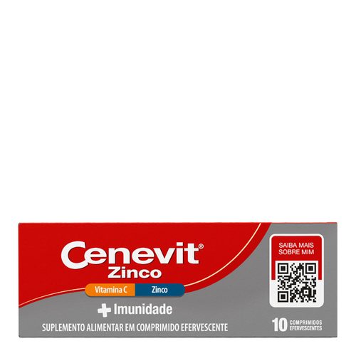 Cenevit Zinco 1G+10Mg C/10 Comp