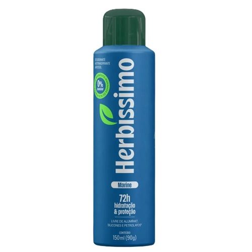 Deo Aero Herb Zero Alum Masc Marine 150Ml