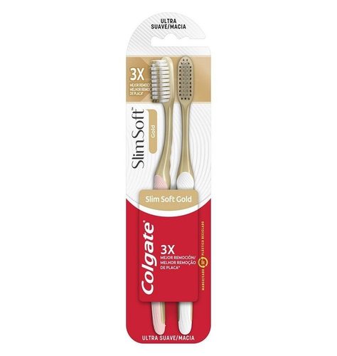 Esc Dent Colg Slim Soft Gold C/2-Demais Prod