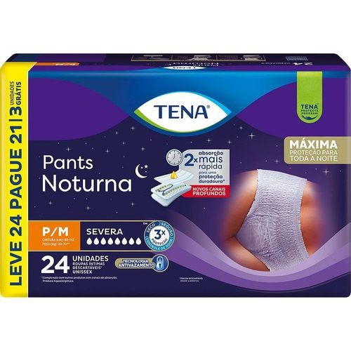 Tena Pants Noturna (E) L24P21U X4 Pm