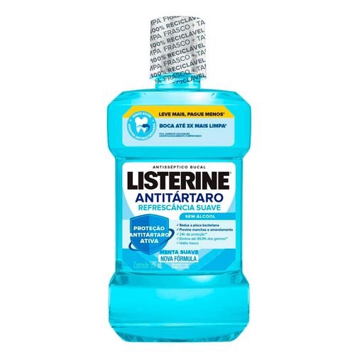 Listerine Tart Cont Zero 500Ml