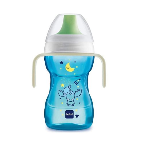 Copo Mam Fun To Drink Night 270Ml - Azul
