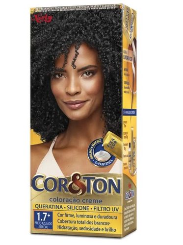 Tint Coreton Tint Niely Mkit 1.7 Preto Azul Espec