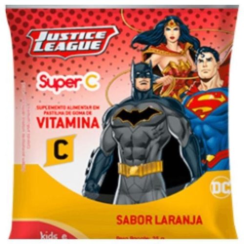 Bala De Goma Vit C Liga Da Justica 25G