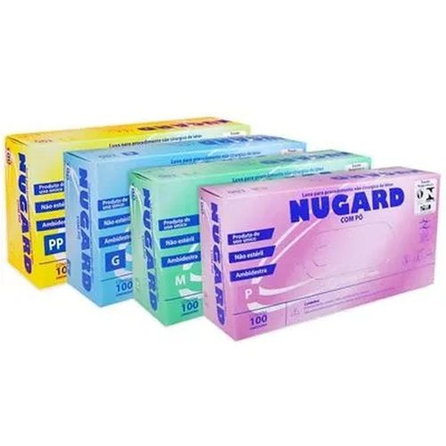 Luva De Procedimento Latex Com Po Nugard G Com 100