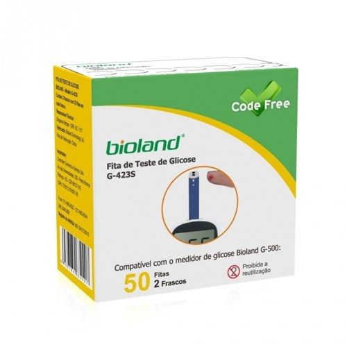 Tiras Glicemia Bioland 50 Unid