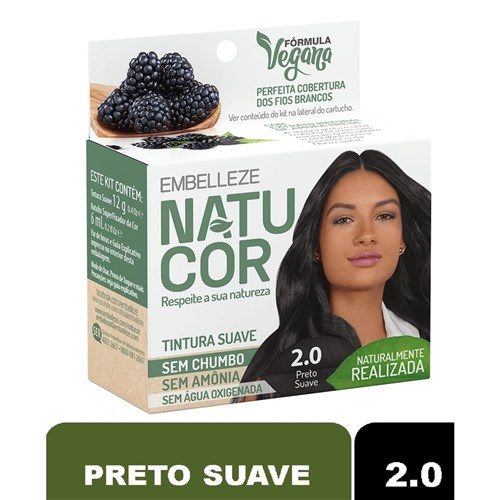 T Natucor Film 2.0 Amora Preta 24Gr