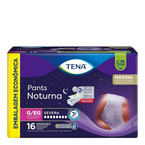 Roupa Intima Tena Pants Noturna G/Eg C/16