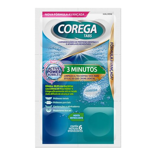 Corega Tabs Limp 3Min C/30 Past