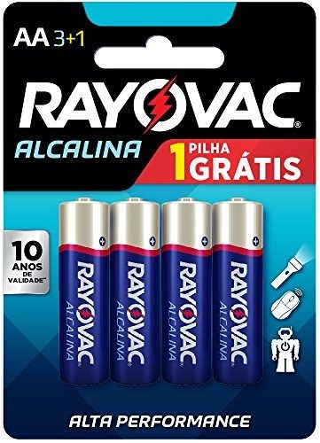 Pilha Rayovac Alcalina Aa Peq L4P3